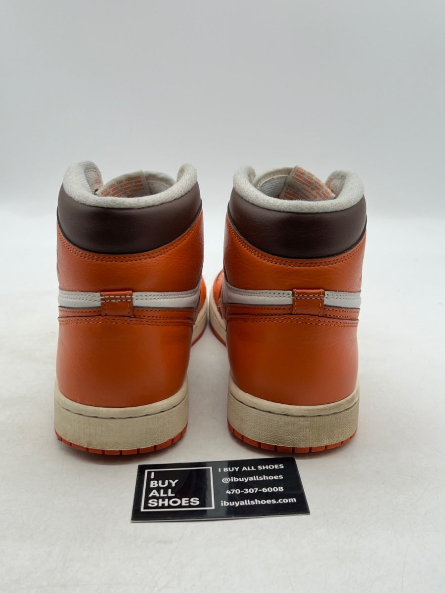 Jordan 1 Retro High OG Starfish (Women's) 12W (Moderately Worn Pre-Owned) - Image 3