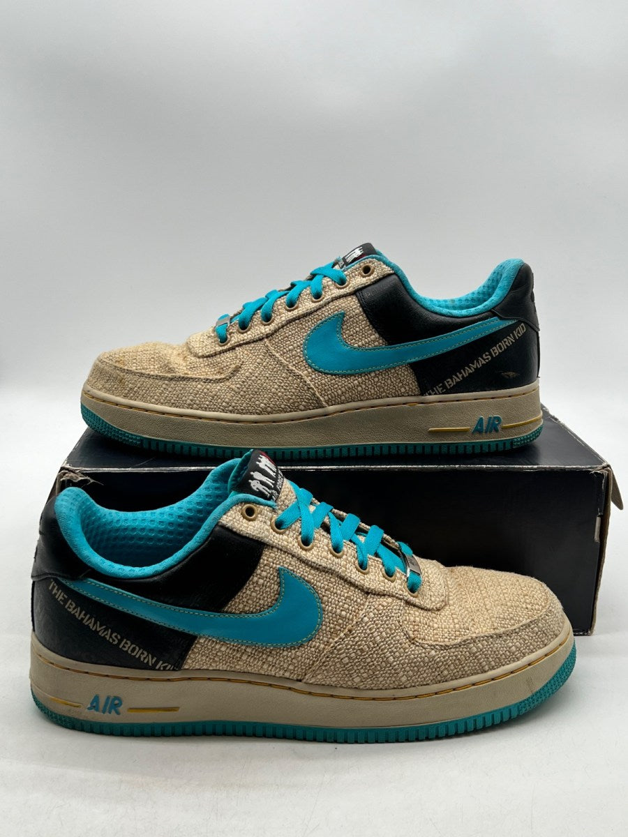 Nike Air Force 1 Low PRM Thompson Original Six 12 (Heavily Worn Pre-Owned)NikeTweed/Chlorine-Baroque Brown - Image 1