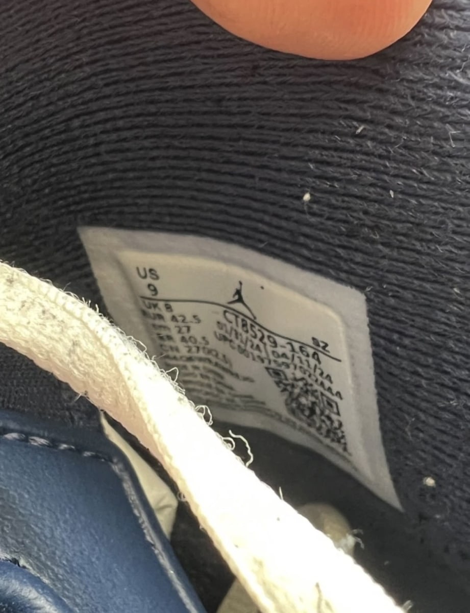 Jordan 6 Retro Olympic (2024) 9 (Lightly Worn Pre-Owned)JordanWhite/Varsity Red/Midnight Navy - Image 9