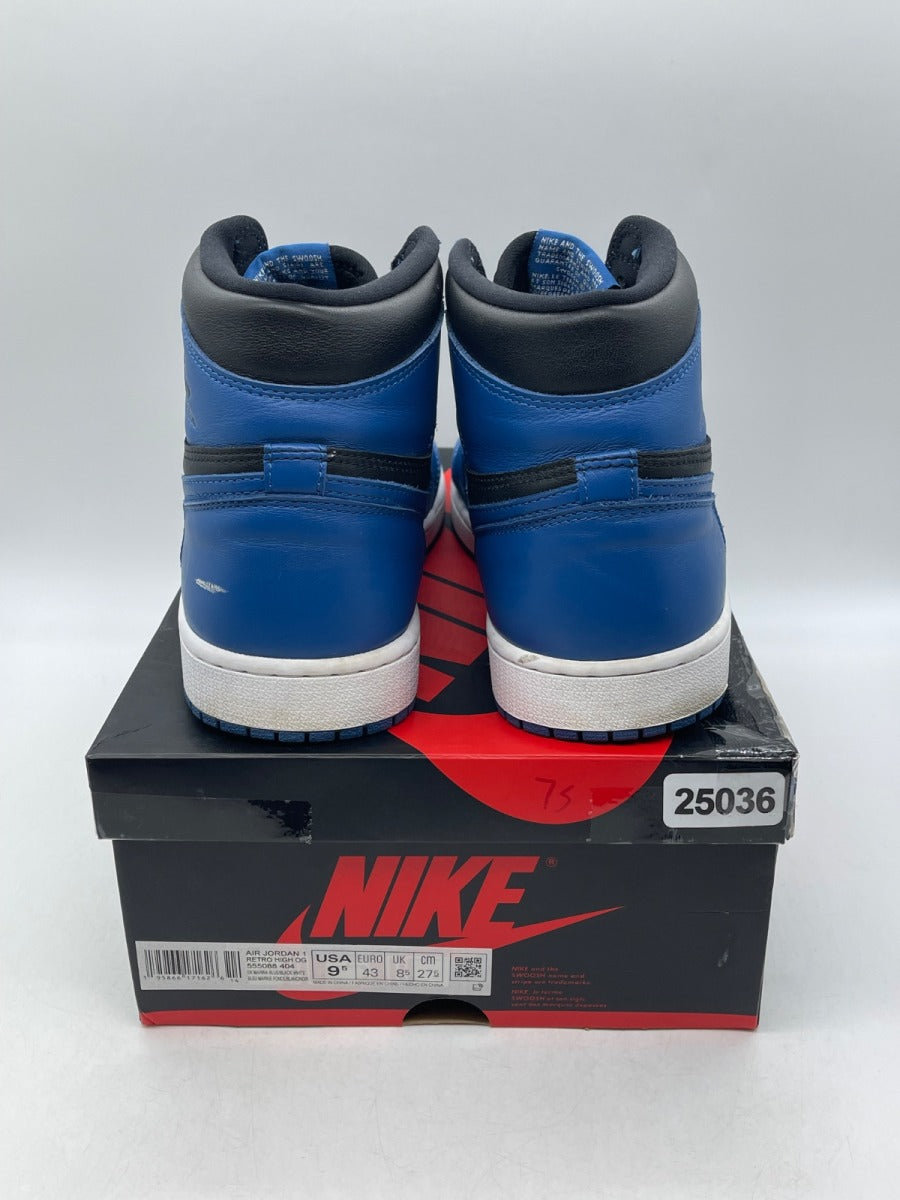 Jordan 1 Retro High OG Dark Marina Blue 9.5 (Moderately Worn Pre-Owned)JordanDark Marina Blue/Black-White - Image 3