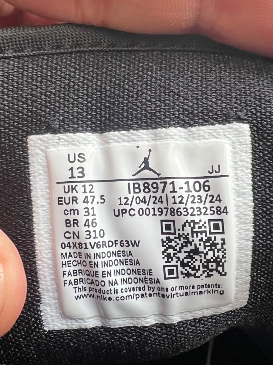 Jordan 1 Low SE Black Toe (2025) 13 (Moderately Worn Pre-Owned) - Image 7
