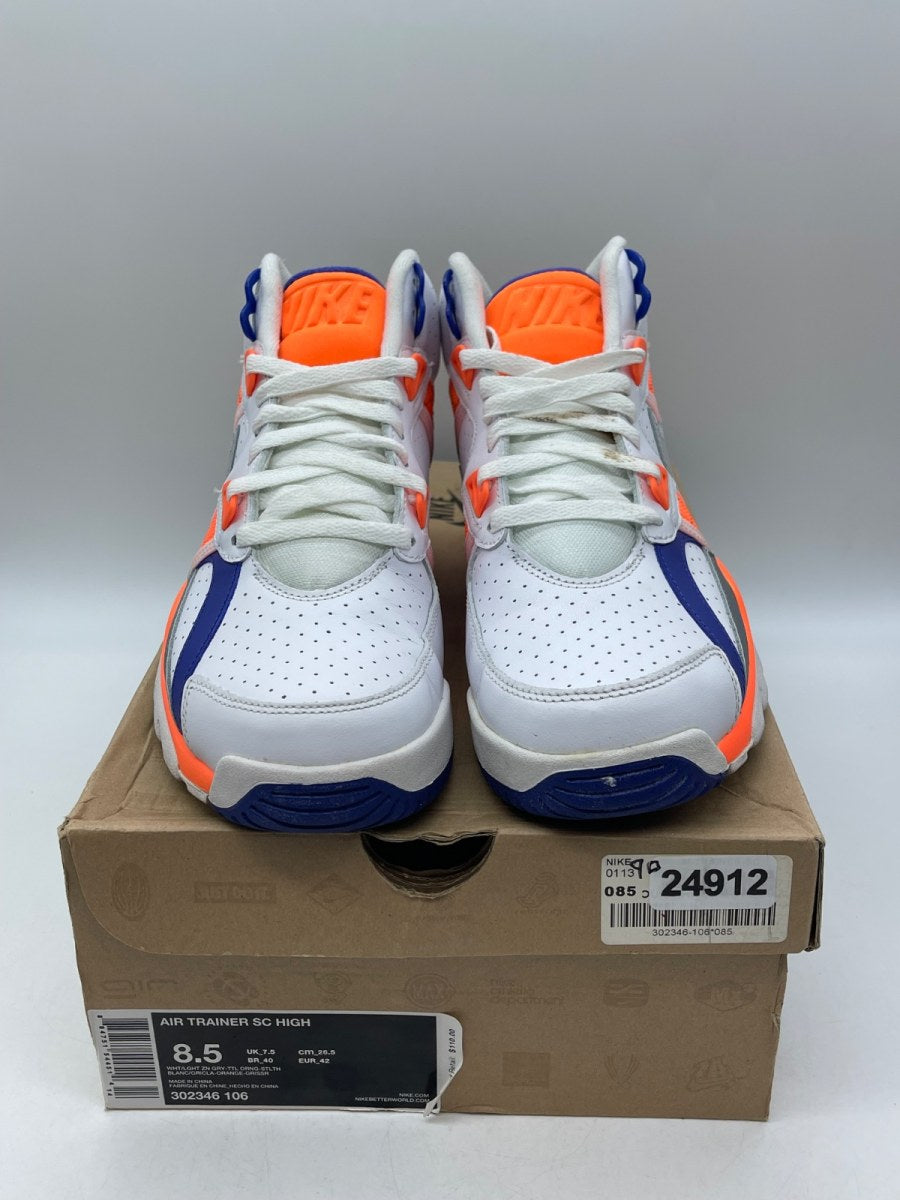 Nike Air Trainer SC Bo Jackson 8.5 (Moderately Worn Pre-Owned)NikeWhite/Lght Zn Grey-Ttl Orng-Stlth - Image 2