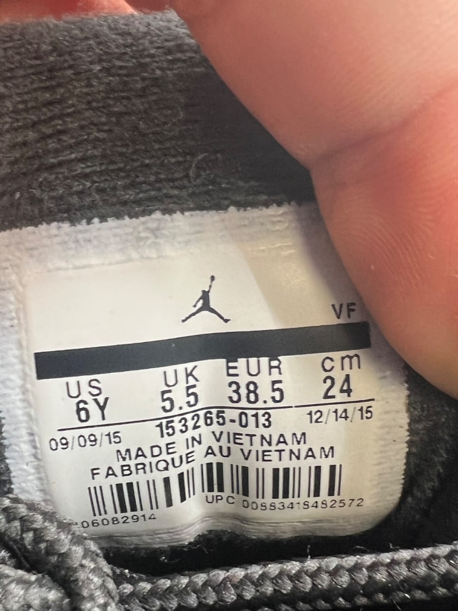 Jordan 12 Retro The Master (GS) 6Y (Lightly Worn Pre-Owned) - Image 7