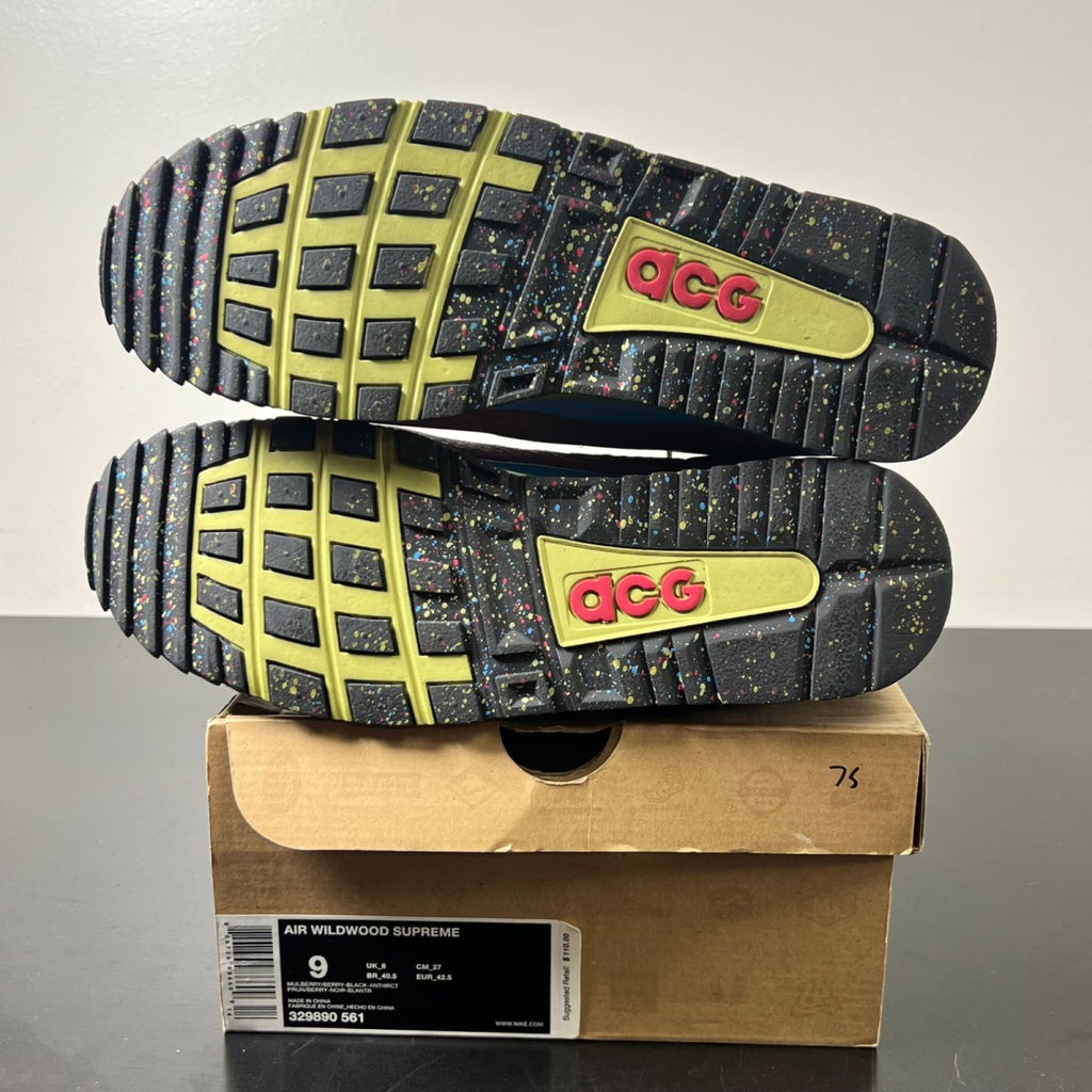 Nike Air Wildwood Supreme 'Acg Urban Night' 9 (Moderately Worn Pre-Owned)Nike - Image 5