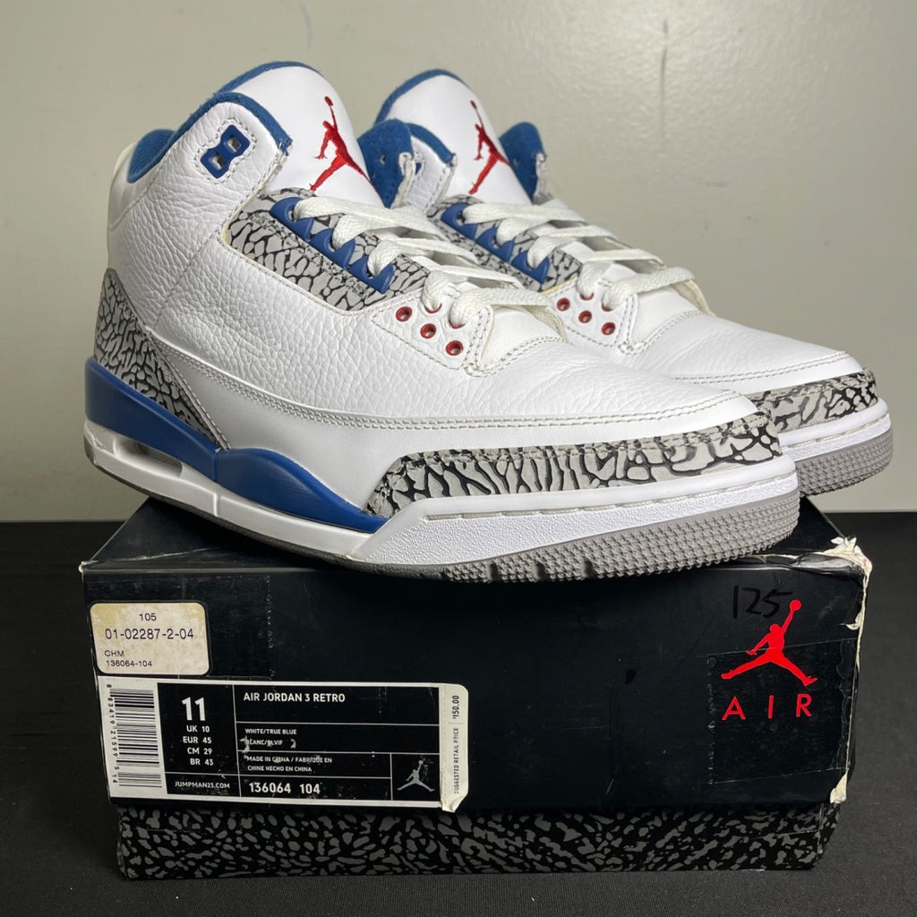 Jordan 3 Retro True Blue (2011) (Size 11) - Image 1