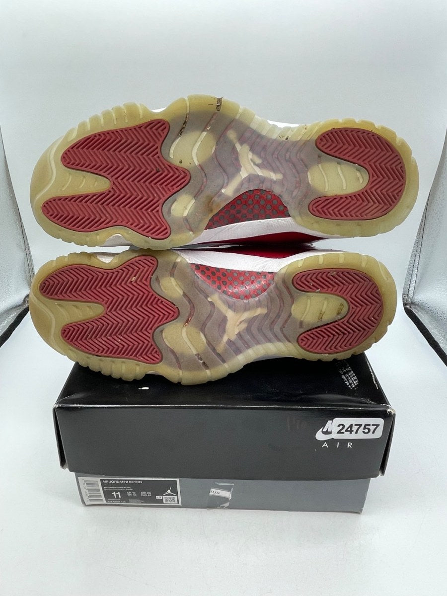 Jordan 11 Retro Cherry (2022) 11 (Moderately Worn Pre-Owned)JordanWhite/Varsity Red/Black - Image 7