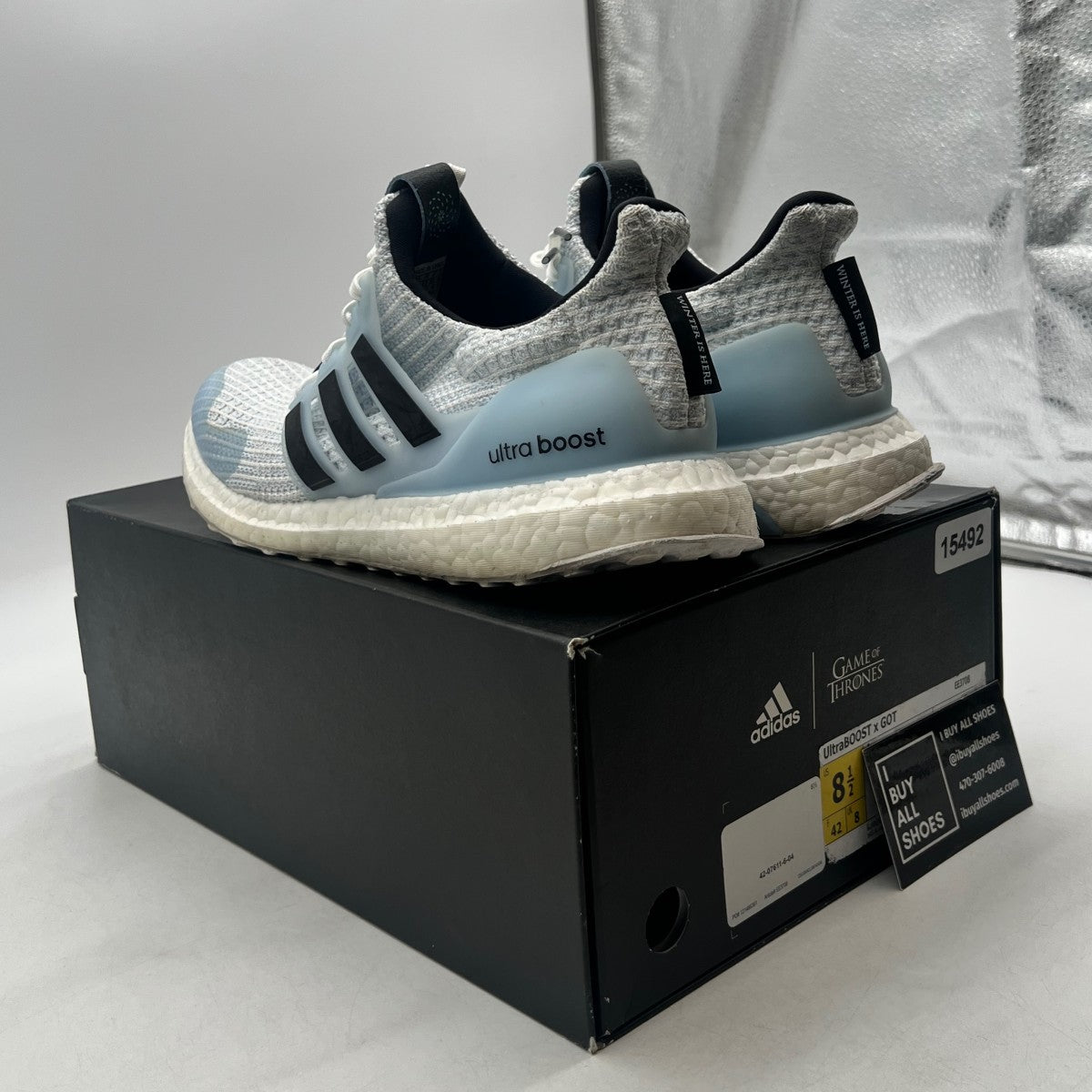 adidas Ultra Boost 4.0 Game of Thrones White Walkers - Image 4