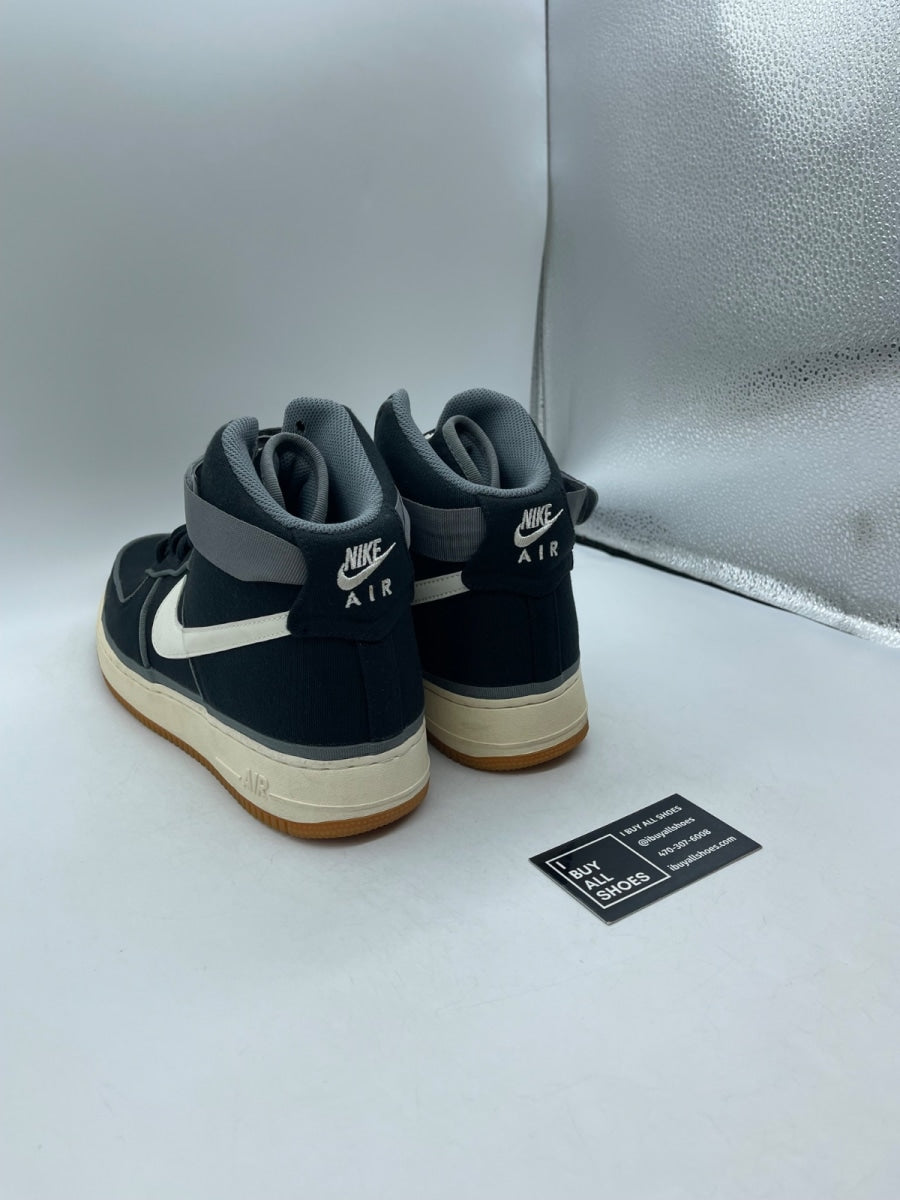 Nike Air Force 1 High 07 LV8 'Black Orange Gum' 11.5 (Moderately Worn Pre-Owned) - Image 4