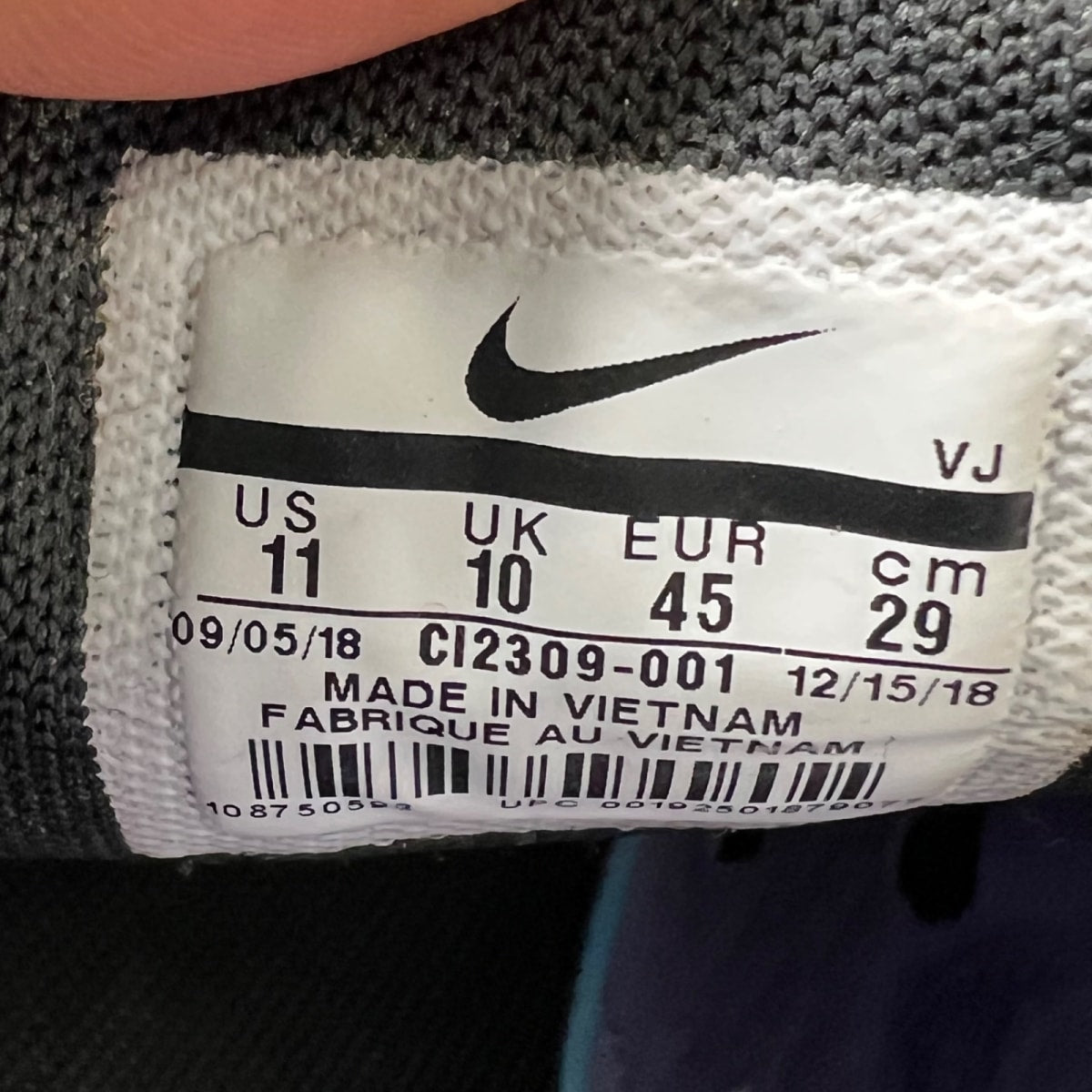 Nike Air Max 270 Have a Nike Day 11 (Moderately Worn Pre-Owned)NikeBlack/Hyper Jade-Bleached Coral-Space Purple - Image 7