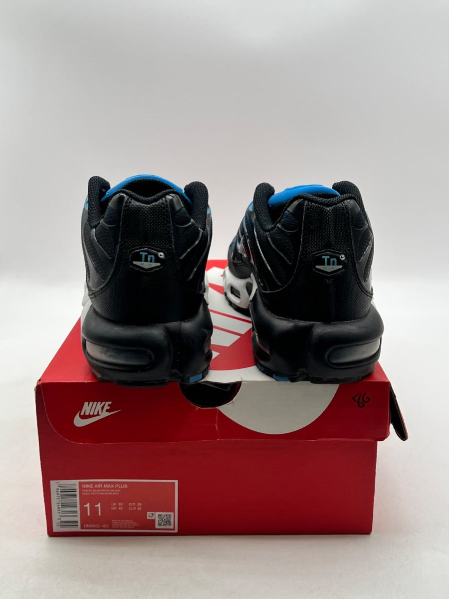 Nike Air Max Plus Aquarius Blue 11 (Moderately Worn Pre-Owned)NikePhoto Blue/Black/Aquarius Blue/White - Image 3