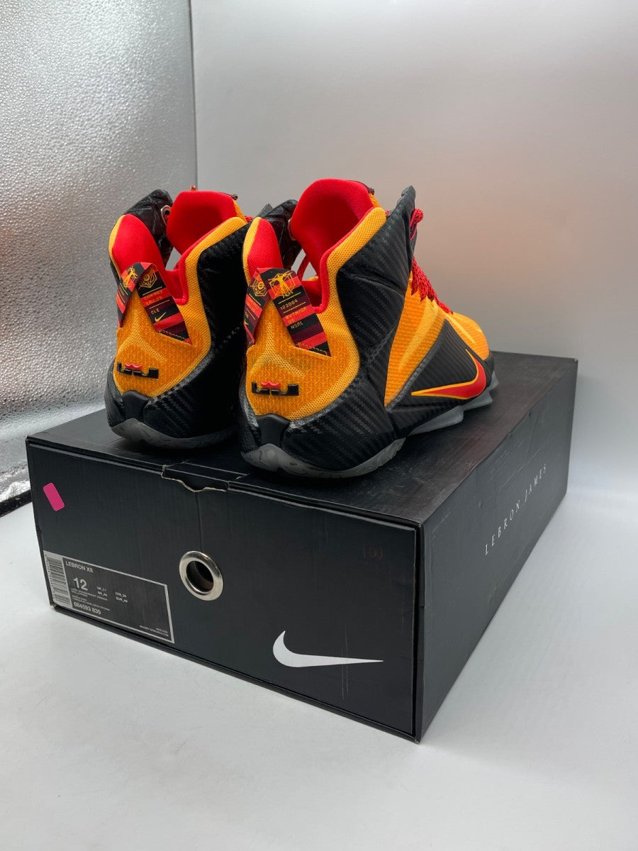 Nike LeBron 12 Witness 12 (Moderately Worn Pre-Owned)NikeLaser Orange/Green Glow-Black - Image 5