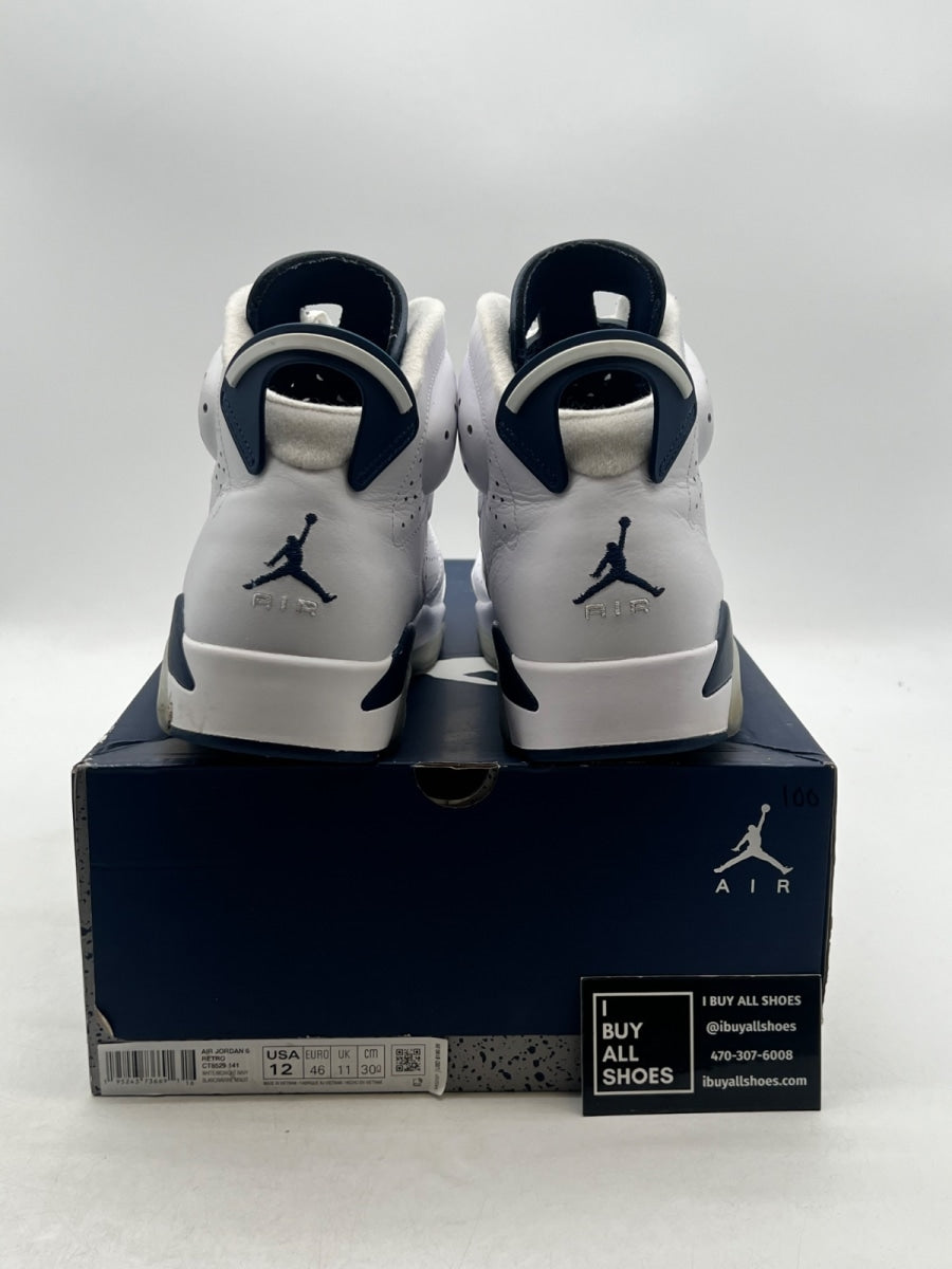 Jordan 6 Retro Midnight Navy (2022) 12 (Moderately Worn Pre-Owned) - Image 3