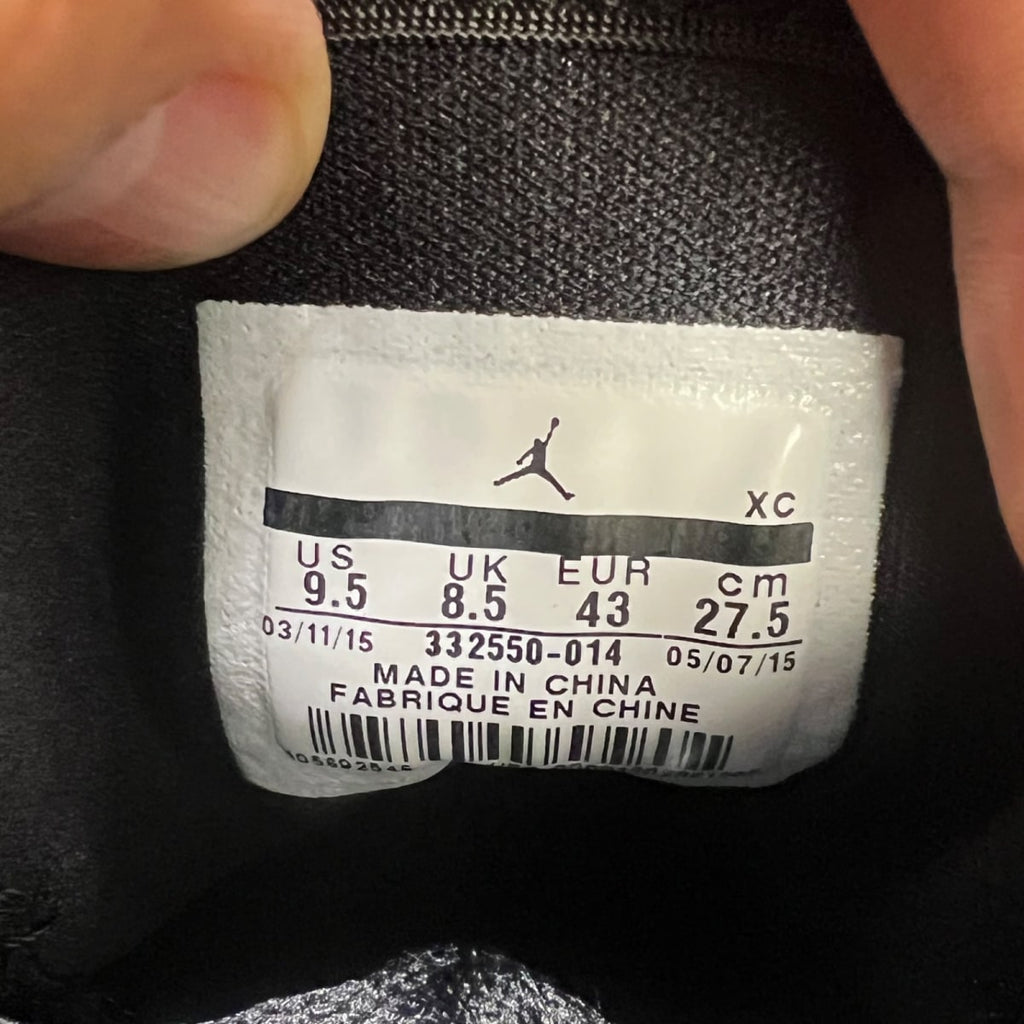 Jordan 1 Retro Rare Air Patch 9.5 (Moderately Worn Pre-Owned)JordanBlack/Gym Red-Black-White - Image 6