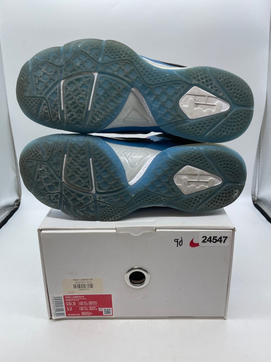 Nike LeBron 9 South Coast 10.5 (Moderately Worn Pre-Owned)NikeBlack/Harbor Blue-Green-Pink - Image 7