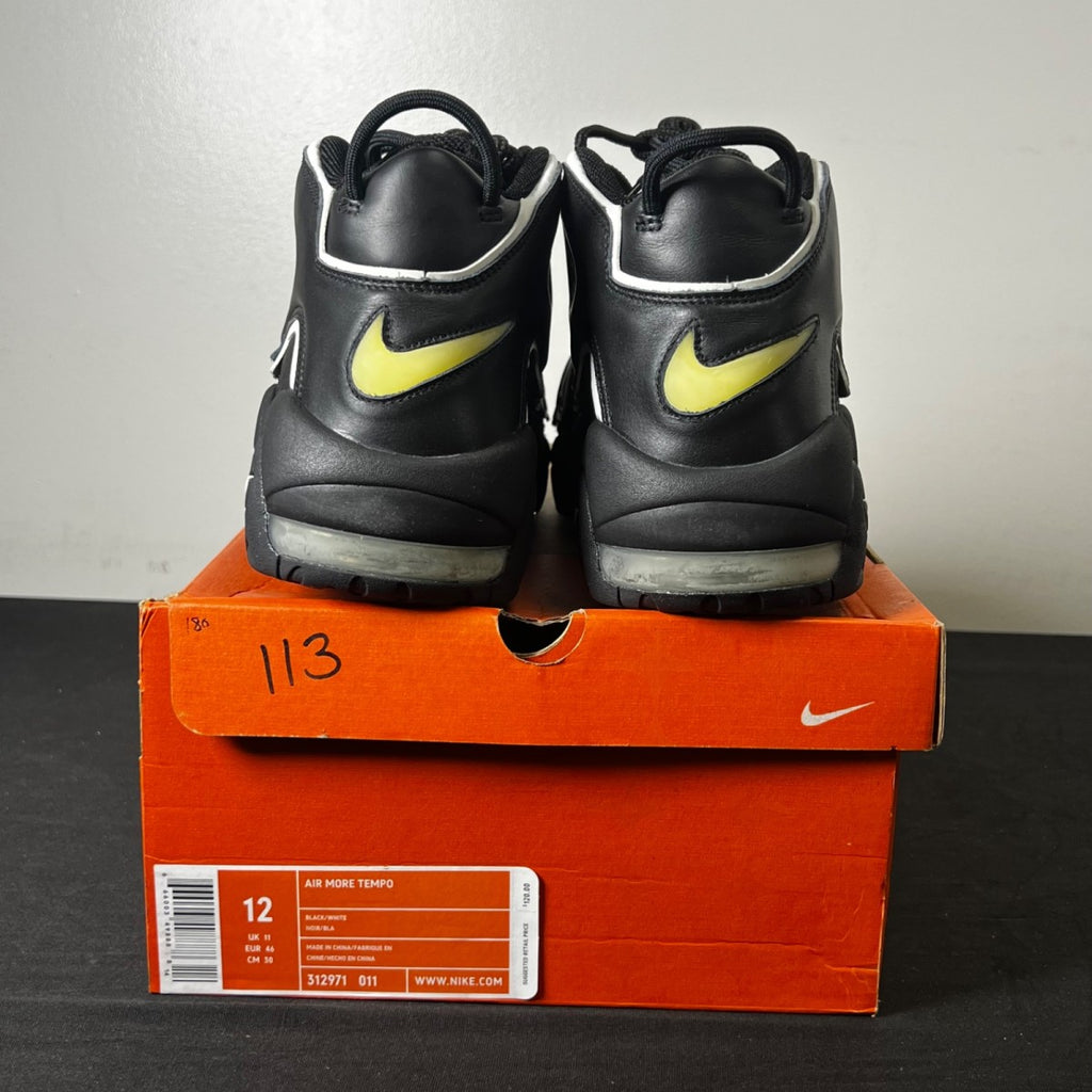 Nike Air More Uptempo Black White (2006) 12 (New Pre-Owned)NikeBlack/White - Image 5