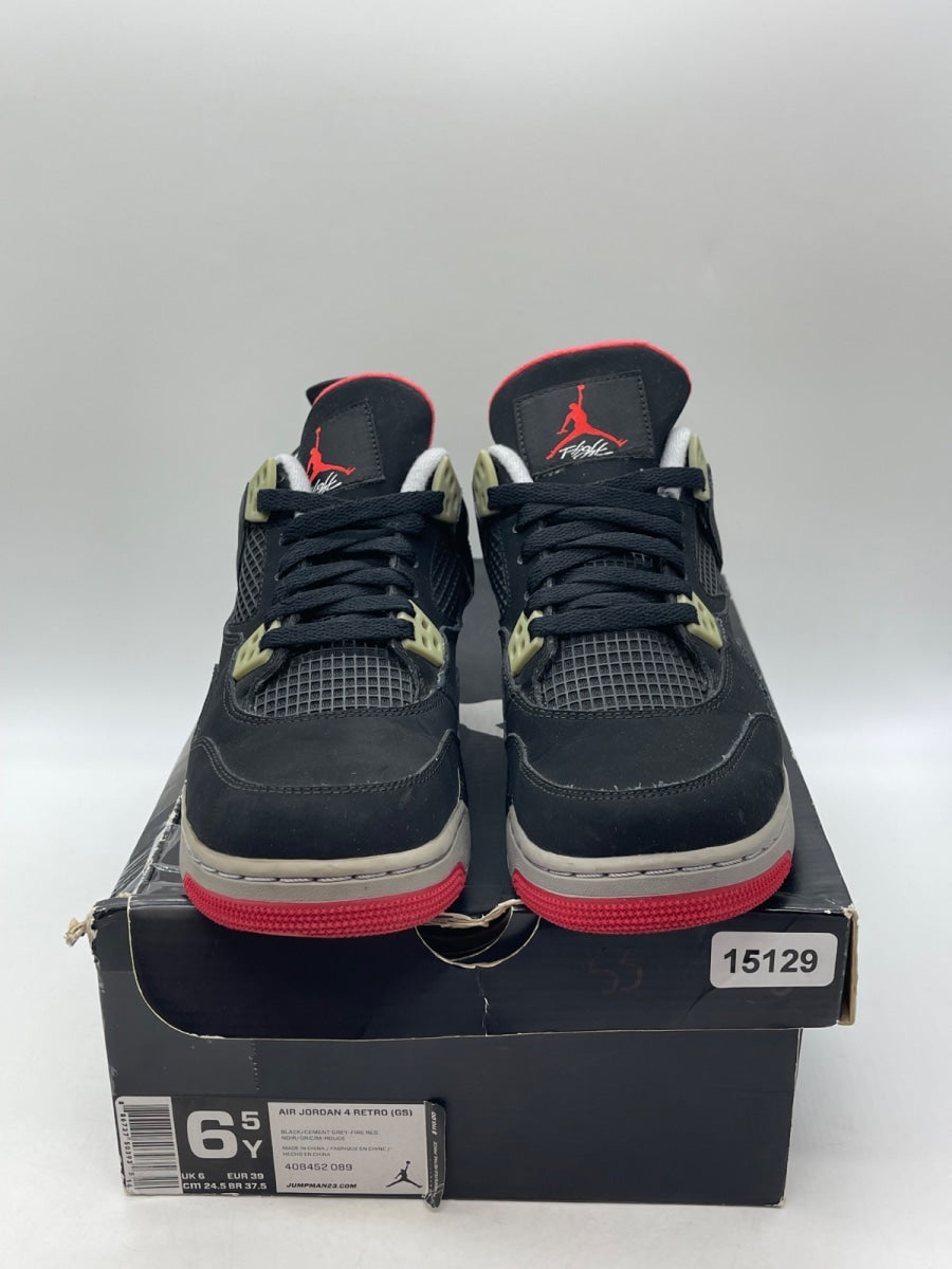 Jordan 4 Retro Black Cement (2012) (GS) (Size 6.5Y) - Image 2