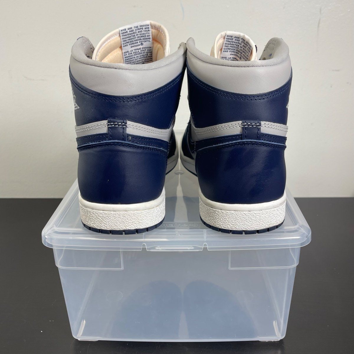 Jordan 1 Retro High '85 Georgetown 12 (Moderately Worn Pre-Owned)JordanCollege Navy/Summit White-Tech Grey - Image 4