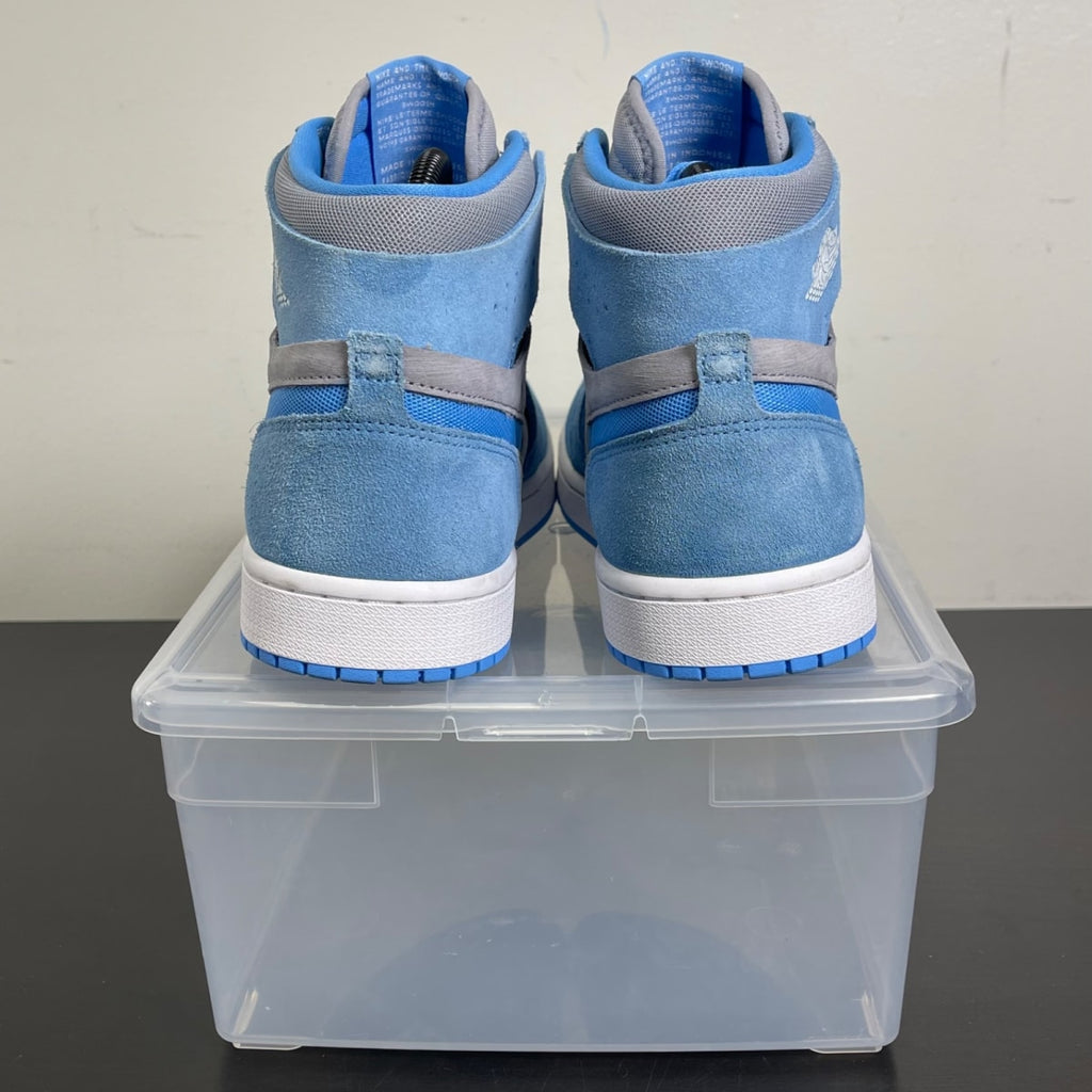 Jordan 1 High Zoom Air CMFT 2 Cement University Blue 10 (Moderately Worn Pre-Owned)JordanCement Grey/University Blue/White - Image 4