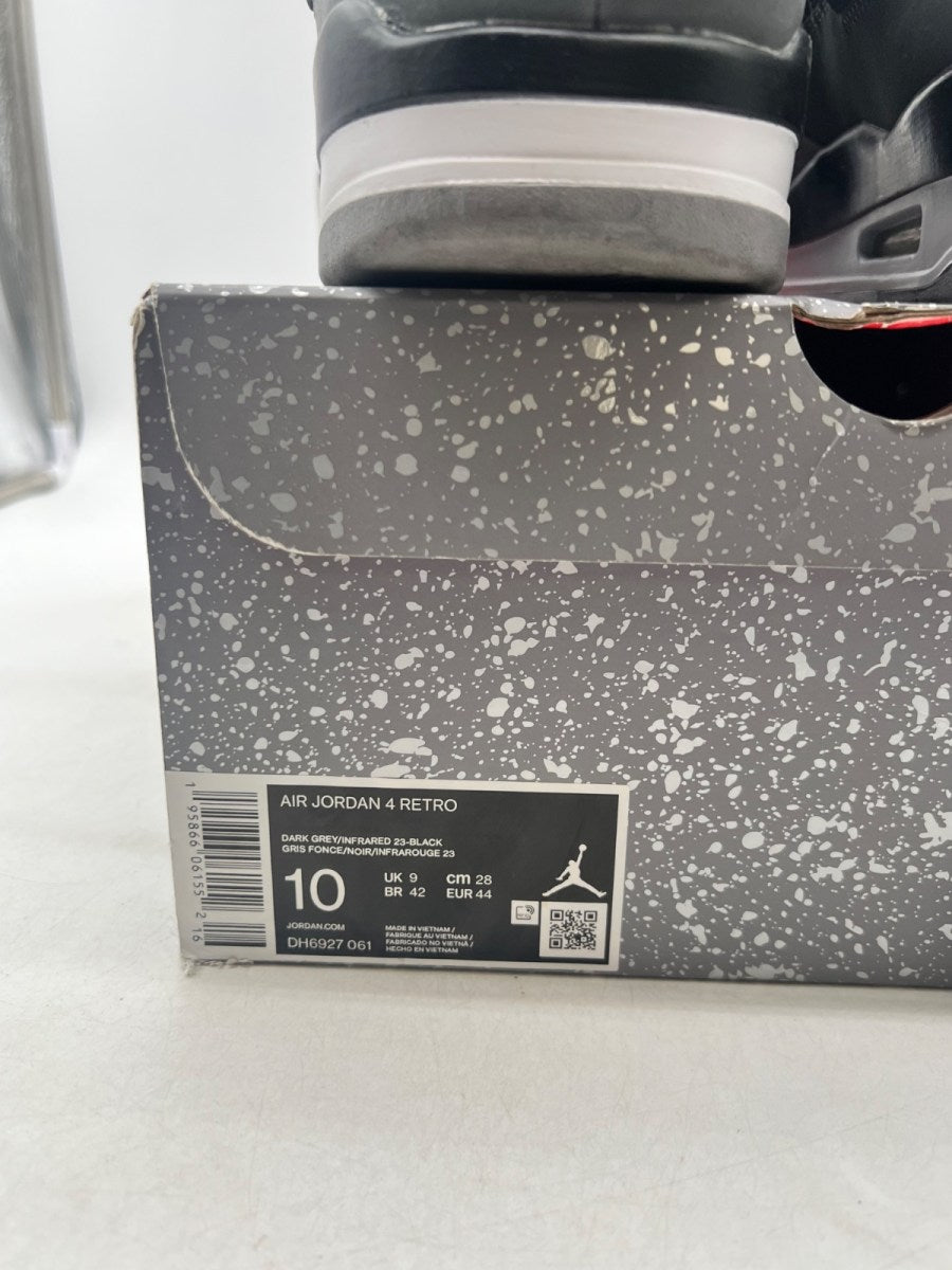 Jordan 4 Retro Infrared 10 (Lightly Worn Pre-Owned) - Image 6
