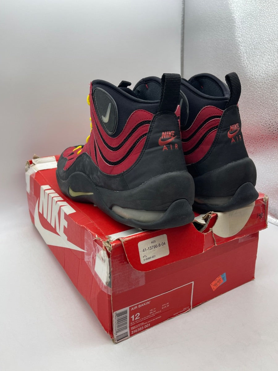 Nike Air Bakin OG (2014) 12 (Moderately Worn Pre-Owned)NikeBlack/Metallic Silver-Varsity Red-Orange Blaze - Image 4