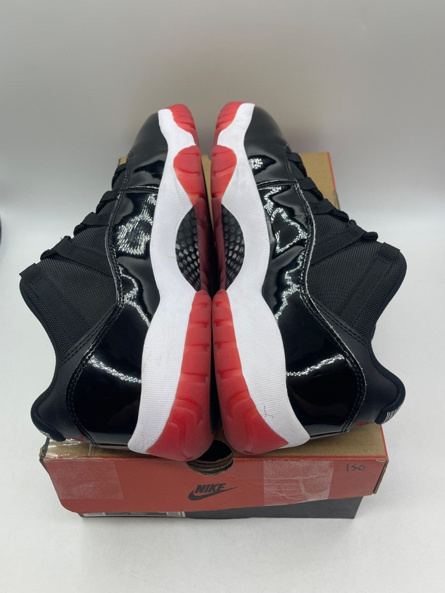 Jordan 11 Retro Low Bred (2025) 11 (Moderately Worn Pre-Owned)JordanBlack/White-Varsity Red - Image 6