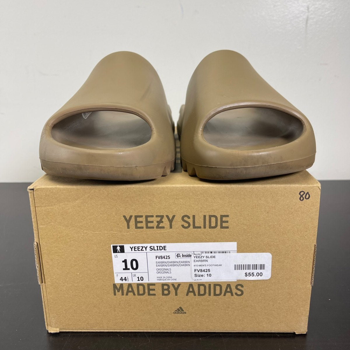 adidas Yeezy Slide Earth Brown 10 (Moderately Worn Pre-Owned)adidasEarth Brown/Earth Brown/Earth Brown - Image 2