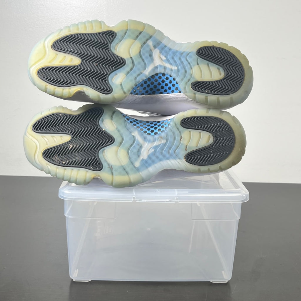 Jordan 11 Retro Legend Blue (2024) 9.5 (Moderately Worn Pre-Owned)JordanWhite/Legend Blue/Black - Image 5