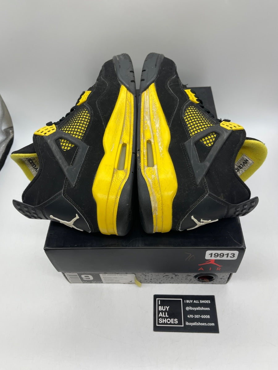 Jordan 4 Retro Thunder (2012) 9 (Moderately Worn Pre-Owned) - Image 6