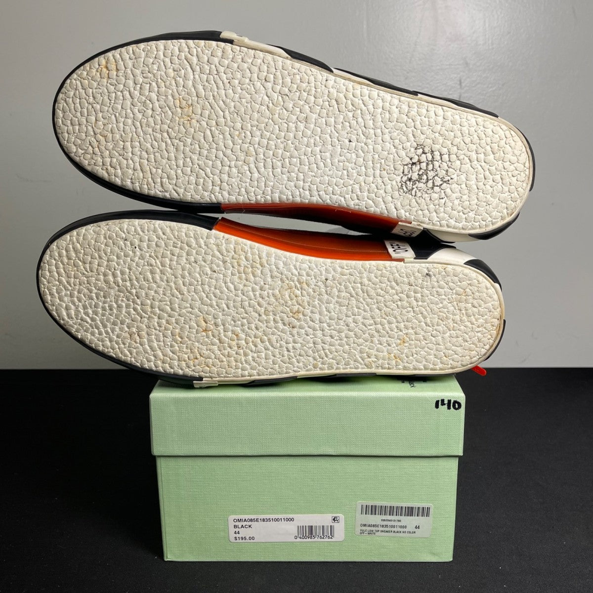 OFF-WHITE Vulc Low Black (Size 44) - Image 5