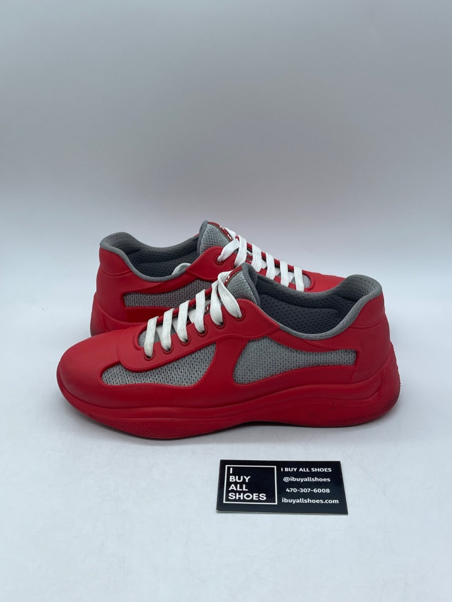 Prada America's Cup 'Soft Rubber - Red' 9 (Moderately Worn Pre-Owned) - Image 1