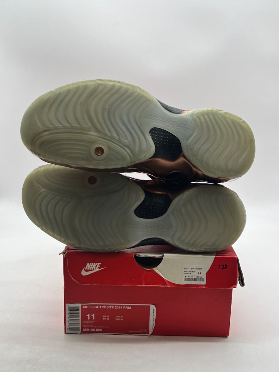 Nike Air Flightposite Copper (2014) 11 (Lightly Worn Pre-Owned)NikeCopper/Black - Image 8