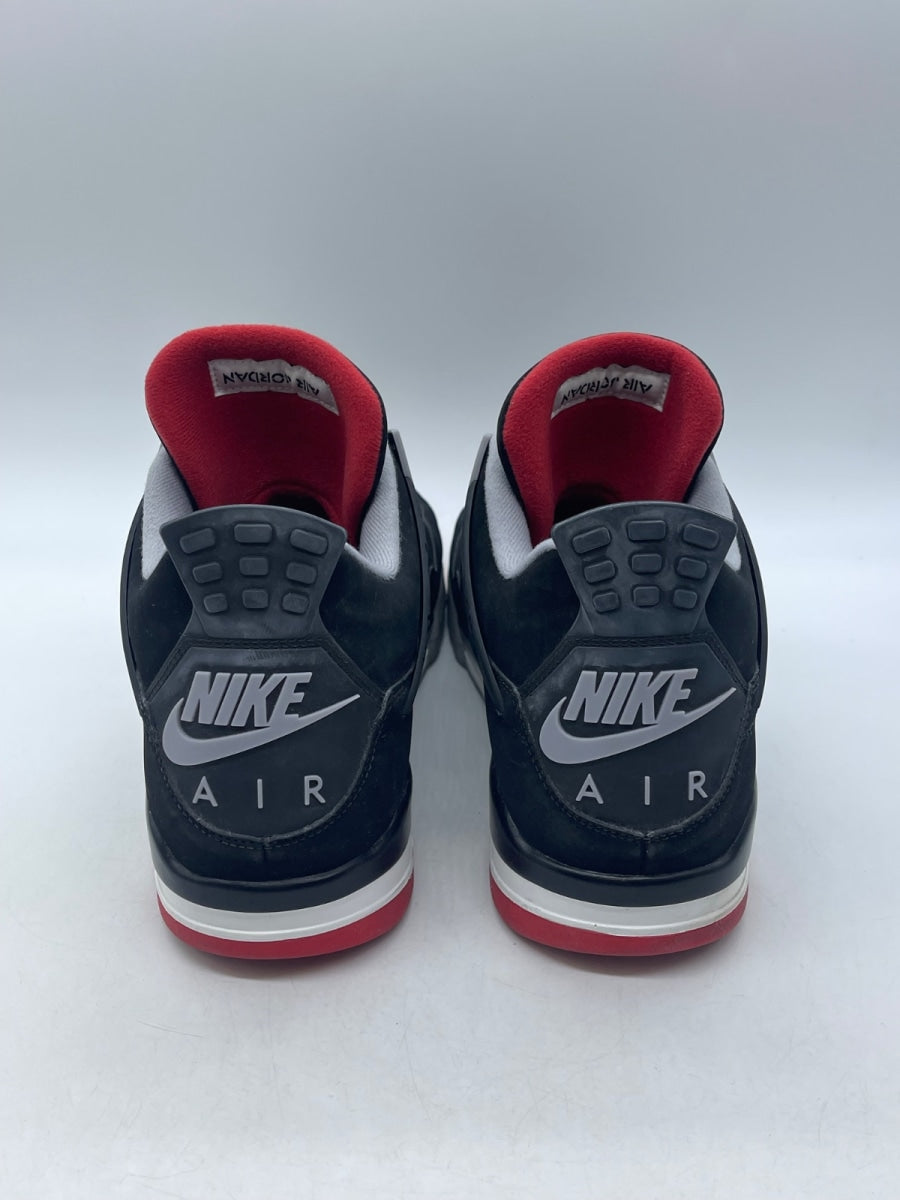 Jordan 4 Retro Bred (2019) 14 (Moderately Worn Pre-Owned)JordanBlack/Fire Red-Cement Grey-Summit White - Image 3