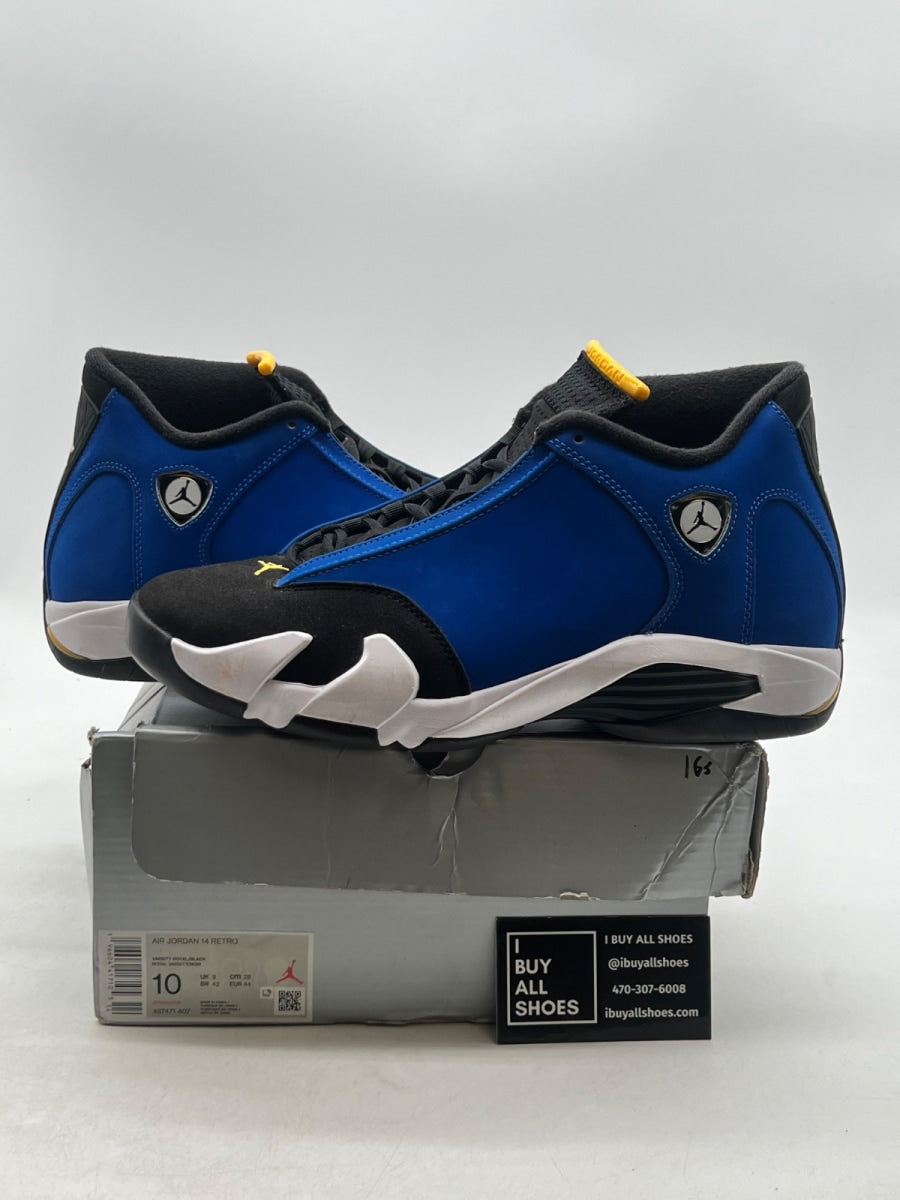 Jordan 14 Retro Laney (2023) 10 (Lightly Worn Pre-Owned) - Image 1