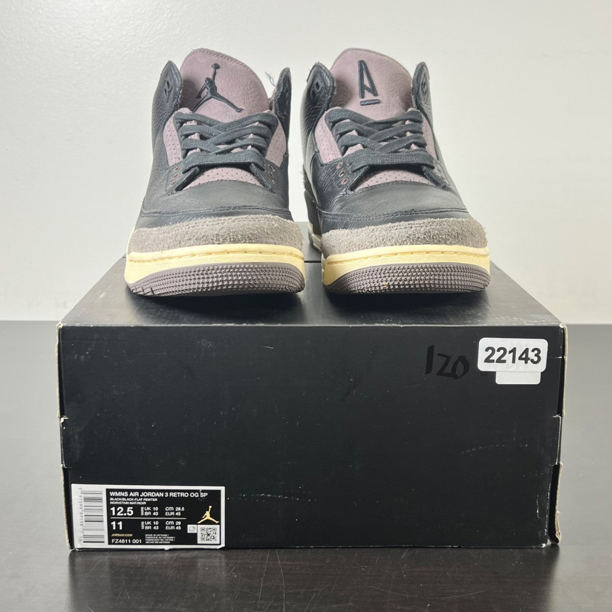 Jordan 3 Retro OG SP A Ma Maniére While You Were Sleeping (Women's) (Size 12.5W) - Image 2