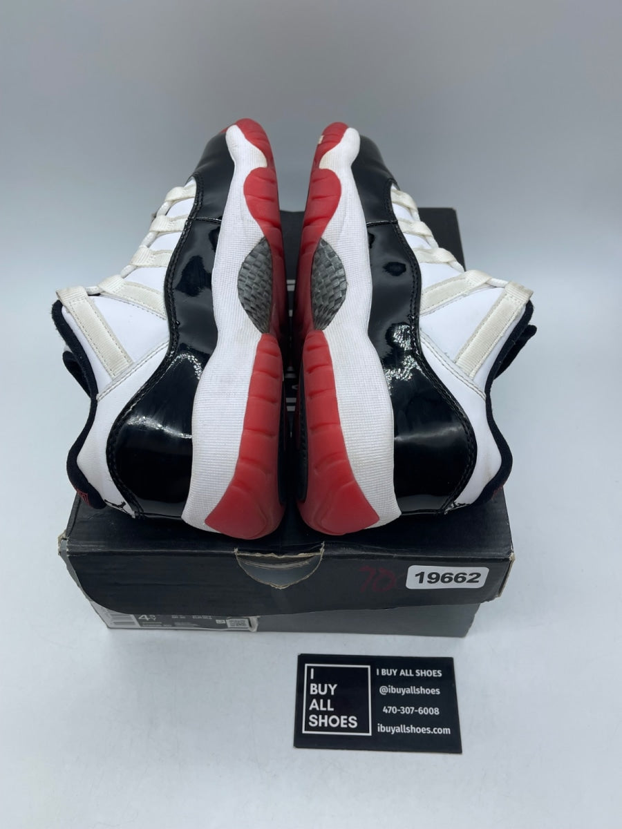 Jordan 11 Retro Low Concord Bred (GS) 4.5Y (Moderately Worn Pre-Owned) - Image 6