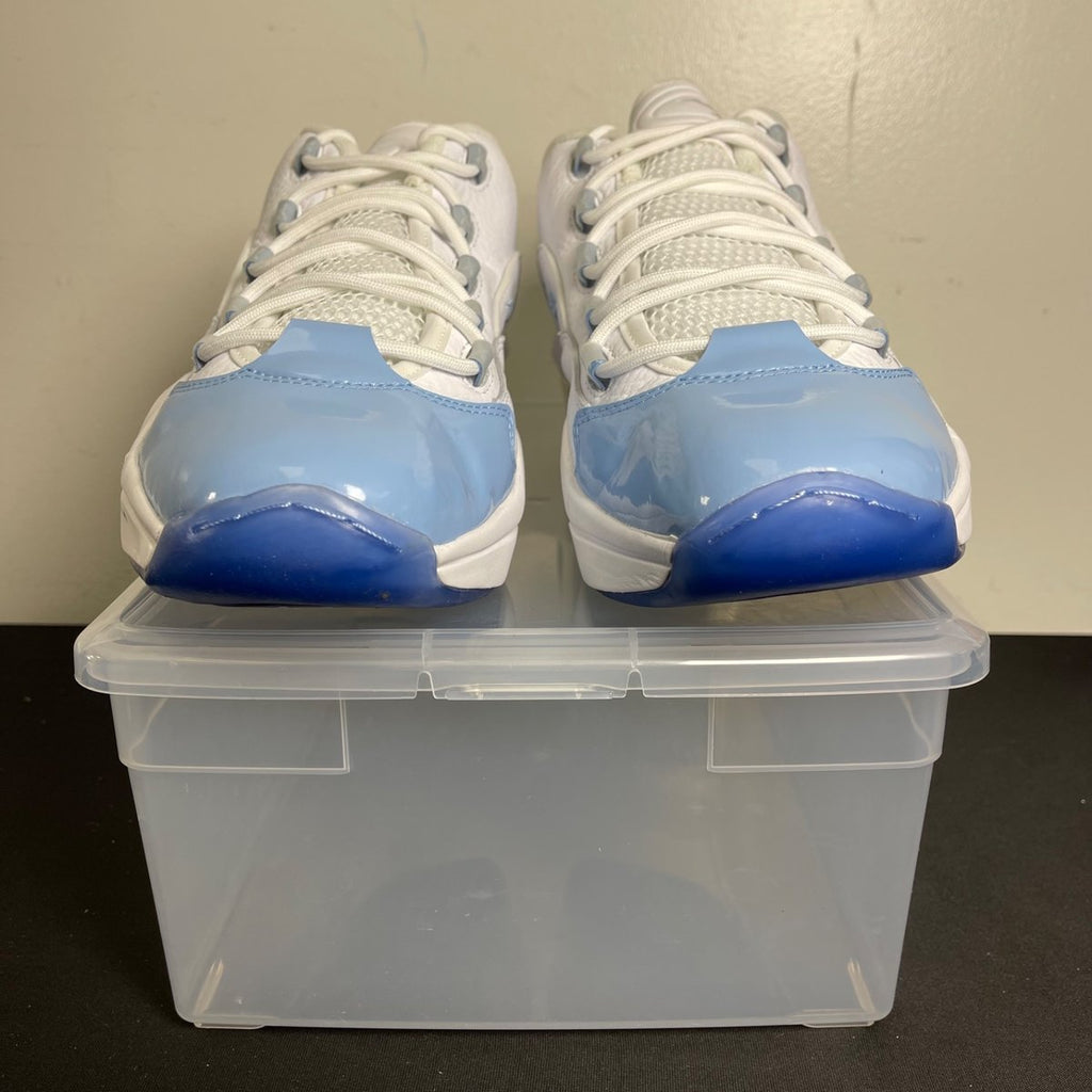 Reebok Question Low Patent Toe Carolina Blue (Size 14) - aux