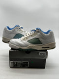 Jordan 5 Retro Low University Blue (Women's) 12W (Moderately Worn Pre-Owned) - Image 1