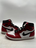 Jordan 1 Retro Chicago (2015) 13 (Moderately Worn Pre-Owned)JordanWhite/Varsity Red-Black - Image 1