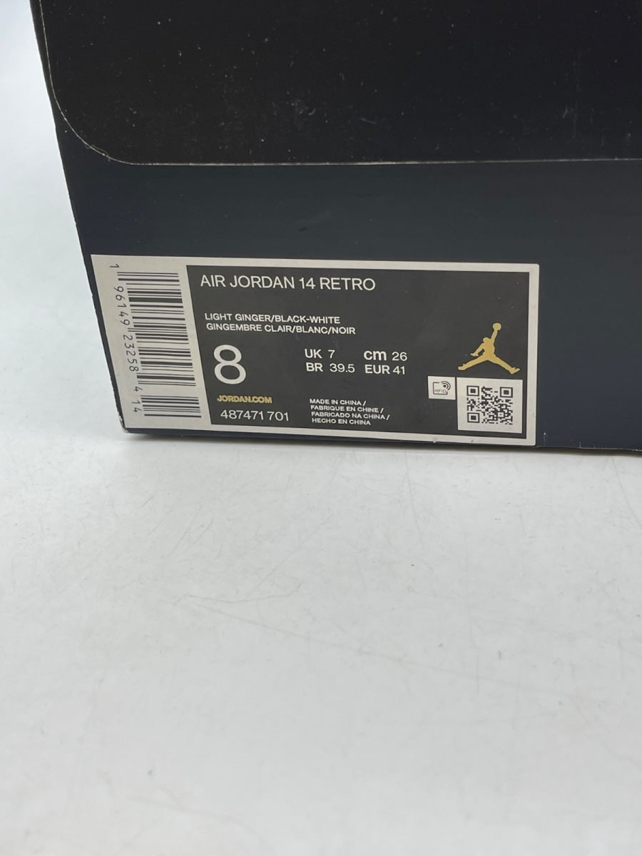 Jordan 14 Retro Light Ginger (2022) 8 (Moderately Worn Pre-Owned) - Image 9