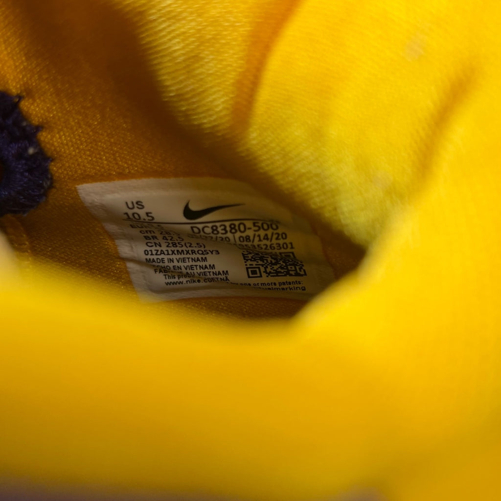 Nike LeBron 8 Lakers 10.5 (Lightly Worn Pre-Owned)NikeCourt Purple/Court Purple-University Gold-University Gold - Image 7