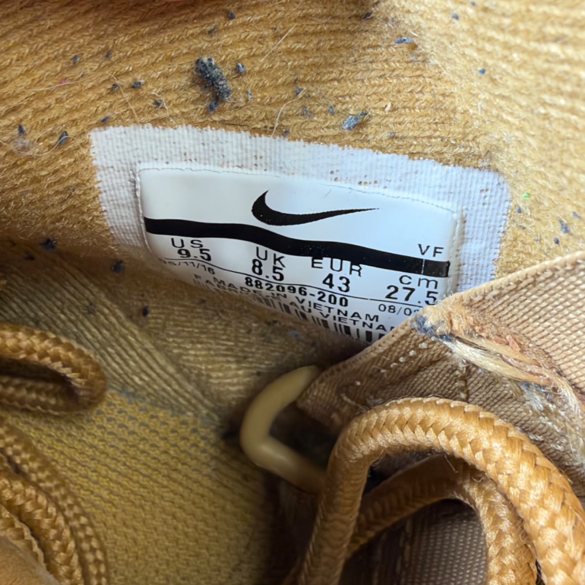 Nike Air Force 1 High Flax (2018) (Size 9.5) - aux