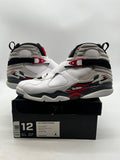 Jordan 8 Retro Bugs Bunny (2013) 12 (Lightly Worn Pre-Owned)JordanWhite/Hyper Blue-True Red-Flint Grey - Image 1