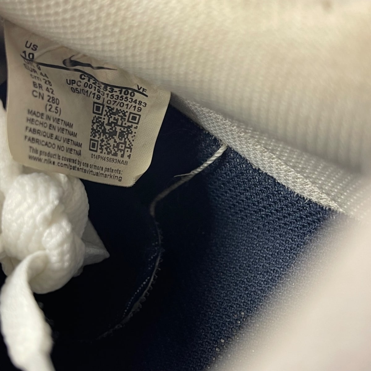 Nike Air Force 1 Low Removable Swoosh Pack White Vachetta Tan 10 (Moderately Worn Pre-Owned)NikeWhite/Obsidian-Vachetta Tan-White - Image 6