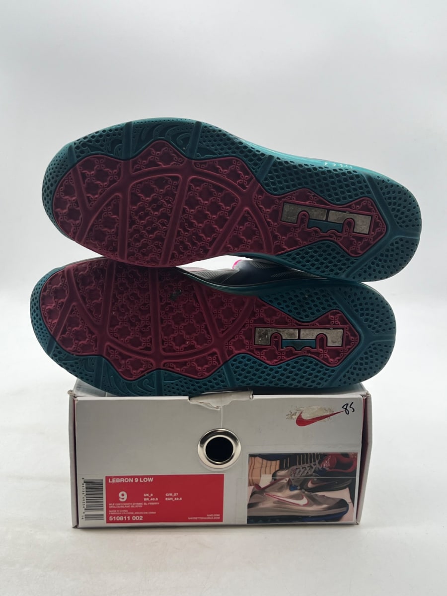 Nike LeBron 9 Low Fireberry 9 (Moderately Worn Pre-Owned) - Image 8