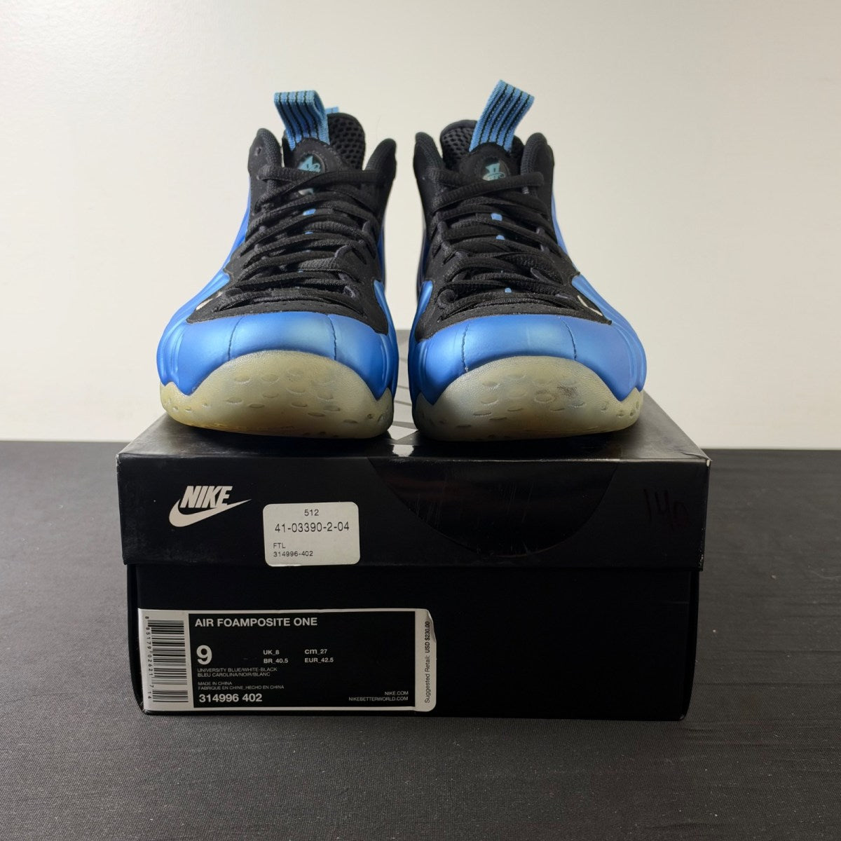 Nike Air Foamposite One University Blue (Size 9) - Image 2