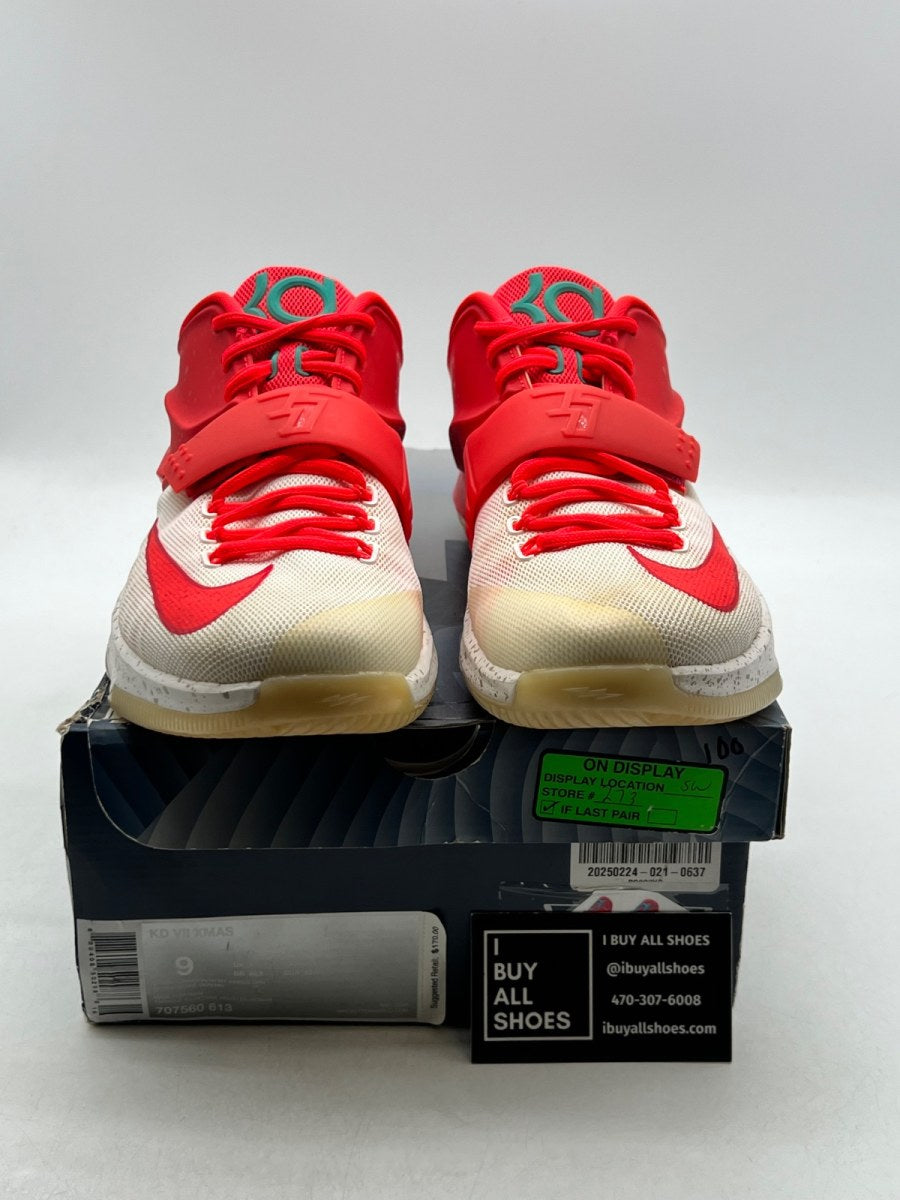 Nike KD 7 Christmas Eggnog 9 (Lightly Worn Pre-Owned) - Image 2