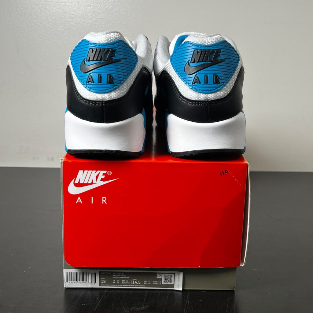 Nike Air Max 90 Laser Blue (2020) 13 (Lightly Worn Pre-Owned)Nike - Image 5