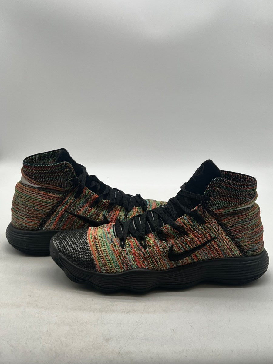 Nike React Hyperdunk 2017 Flyknit Multi-Color 11.5 (Lightly Worn Pre-Owned)NikeBlack/Black-White-Total Crimson - Image 1