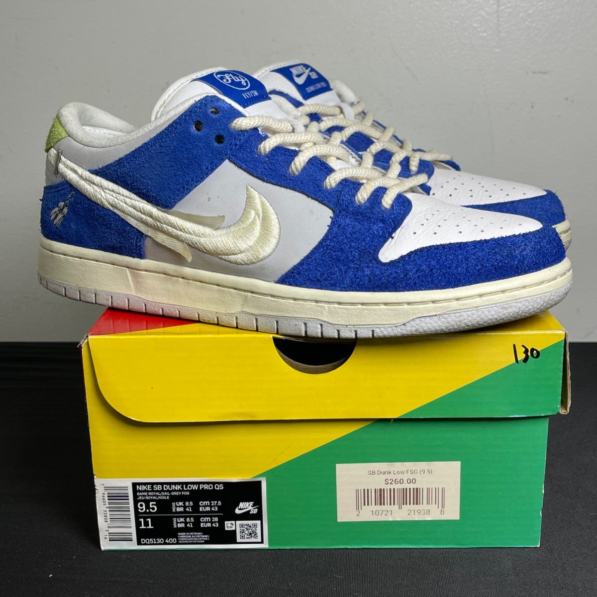 Nike SB Dunk Low Pro Fly Streetwear Gardenia (Size 9.5) - Image 1