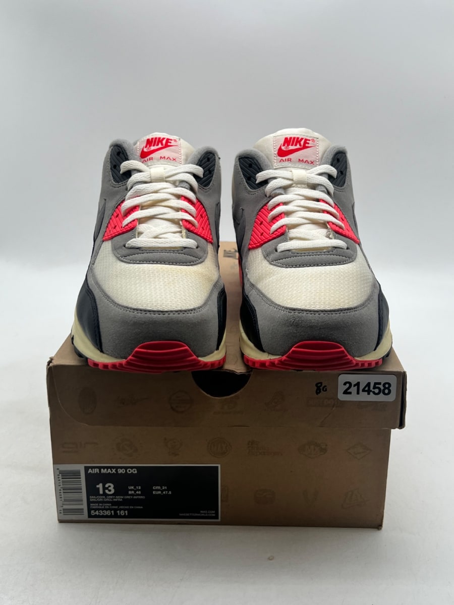 Nike Air Max 90 Infrared Vintage (2013) 13 (Moderately Worn Pre-Owned) - Image 2